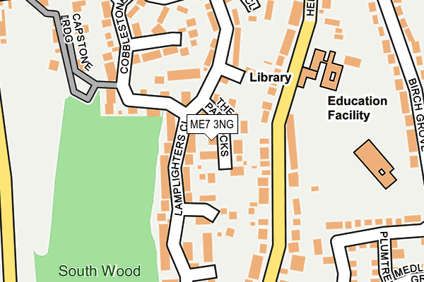 ME7 3NG map - OS OpenMap – Local (Ordnance Survey)