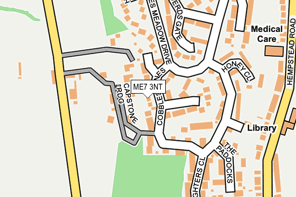 ME7 3NT map - OS OpenMap – Local (Ordnance Survey)