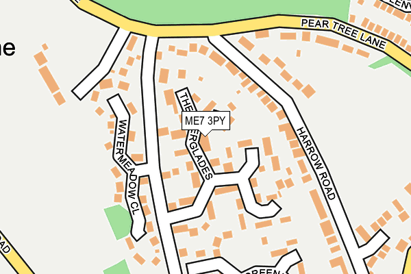 ME7 3PY map - OS OpenMap – Local (Ordnance Survey)