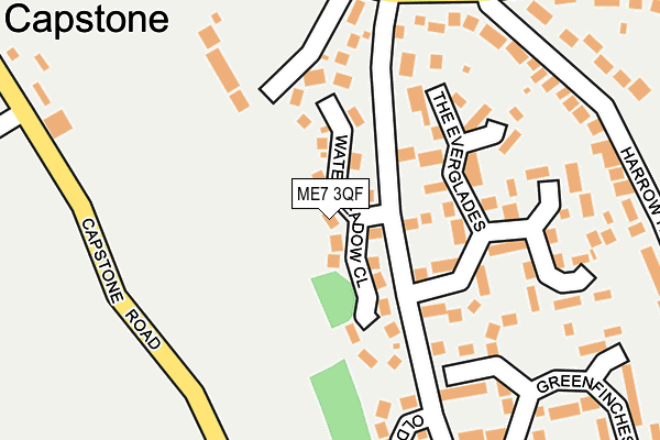 ME7 3QF map - OS OpenMap – Local (Ordnance Survey)