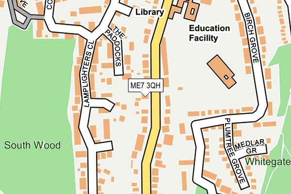 ME7 3QH map - OS OpenMap – Local (Ordnance Survey)