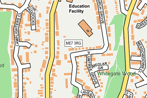 ME7 3RG map - OS OpenMap – Local (Ordnance Survey)