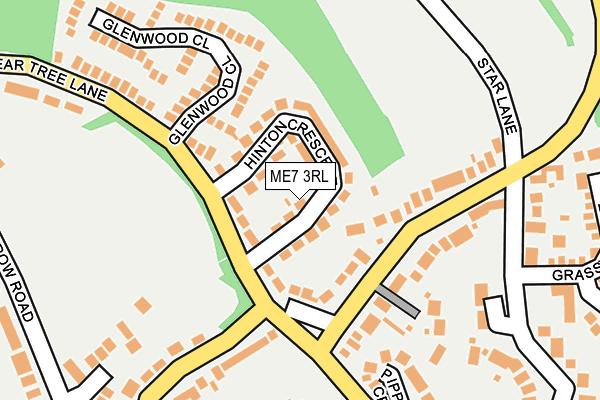 ME7 3RL map - OS OpenMap – Local (Ordnance Survey)