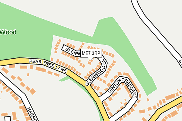 ME7 3RP map - OS OpenMap – Local (Ordnance Survey)