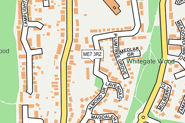 ME7 3RZ map - OS OpenMap – Local (Ordnance Survey)