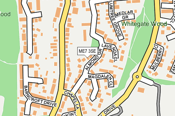 ME7 3SE map - OS OpenMap – Local (Ordnance Survey)