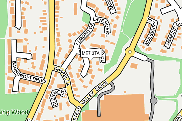 ME7 3TA map - OS OpenMap – Local (Ordnance Survey)