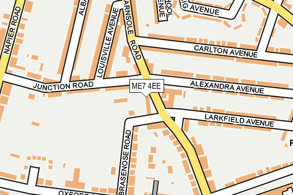 ME7 4EE map - OS OpenMap – Local (Ordnance Survey)