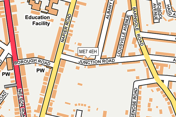 ME7 4EH map - OS OpenMap – Local (Ordnance Survey)