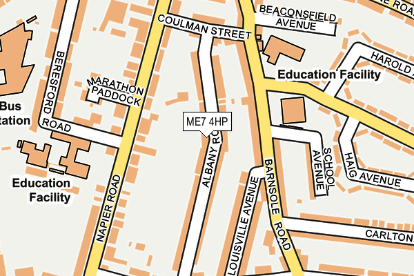 ME7 4HP map - OS OpenMap – Local (Ordnance Survey)