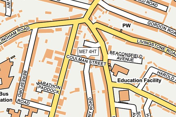 ME7 4HT map - OS OpenMap – Local (Ordnance Survey)