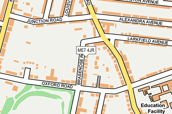 ME7 4JR map - OS OpenMap – Local (Ordnance Survey)