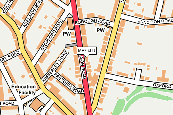 ME7 4LU map - OS OpenMap – Local (Ordnance Survey)