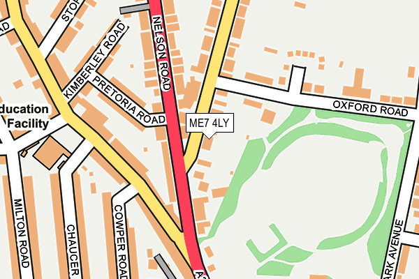 ME7 4LY map - OS OpenMap – Local (Ordnance Survey)