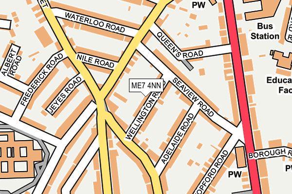 ME7 4NN map - OS OpenMap – Local (Ordnance Survey)