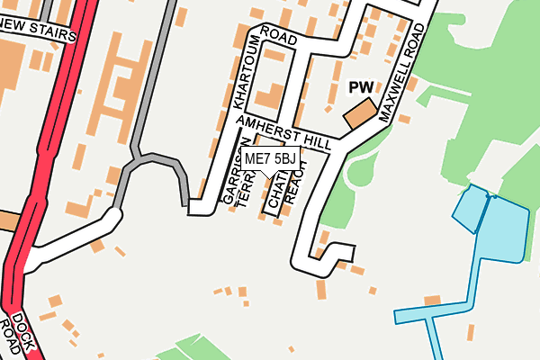 ME7 5BJ map - OS OpenMap – Local (Ordnance Survey)