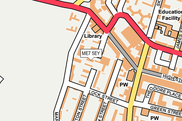 ME7 5EY map - OS OpenMap – Local (Ordnance Survey)