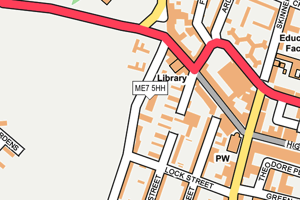 ME7 5HH map - OS OpenMap – Local (Ordnance Survey)