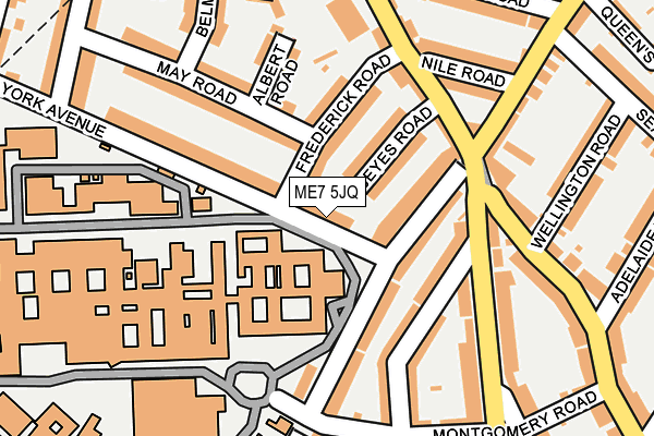 ME7 5JQ map - OS OpenMap – Local (Ordnance Survey)
