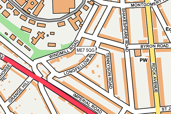 ME7 5QG map - OS OpenMap – Local (Ordnance Survey)