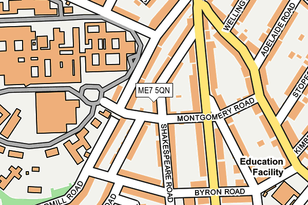 ME7 5QN map - OS OpenMap – Local (Ordnance Survey)