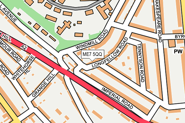 ME7 5QQ map - OS OpenMap – Local (Ordnance Survey)