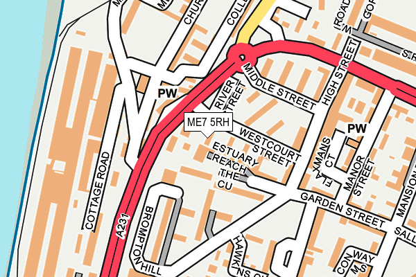 ME7 5RH map - OS OpenMap – Local (Ordnance Survey)
