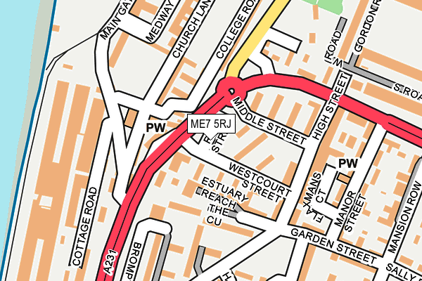 ME7 5RJ map - OS OpenMap – Local (Ordnance Survey)