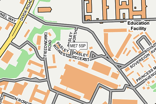 ME7 5SP map - OS OpenMap – Local (Ordnance Survey)