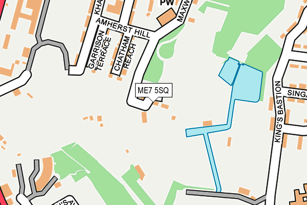 ME7 5SQ map - OS OpenMap – Local (Ordnance Survey)