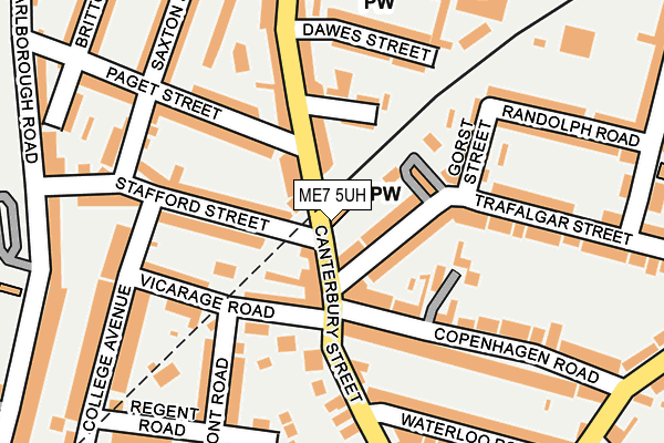 ME7 5UH map - OS OpenMap – Local (Ordnance Survey)