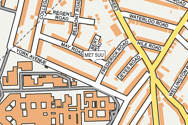 ME7 5UU map - OS OpenMap – Local (Ordnance Survey)