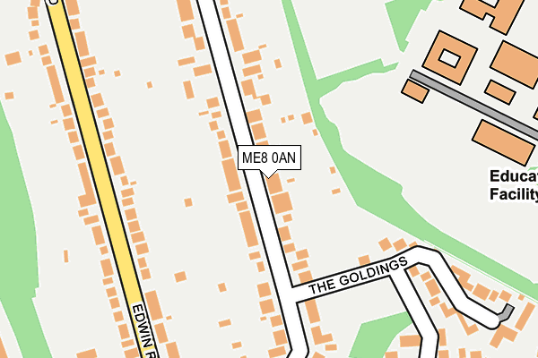 Map of OAK COTTAGE FRANCE LTD at local scale