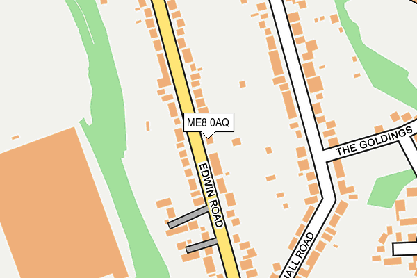 ME8 0AQ map - OS OpenMap – Local (Ordnance Survey)