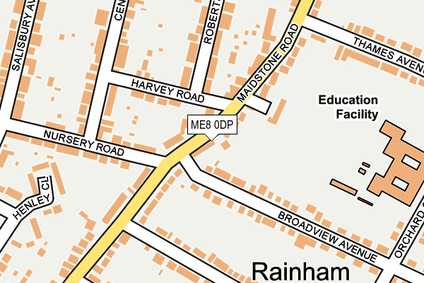 ME8 0DP map - OS OpenMap – Local (Ordnance Survey)