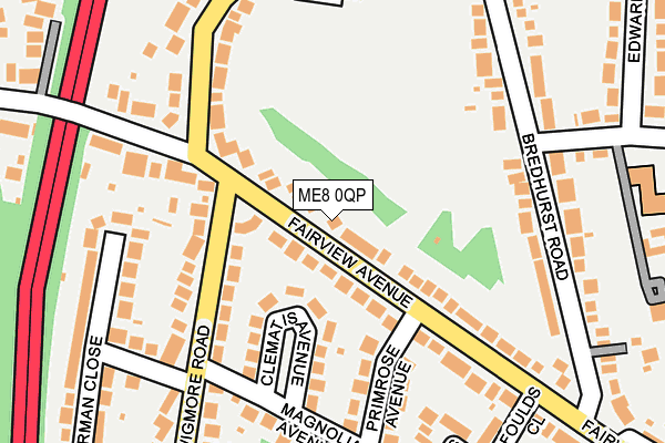 ME8 0QP map - OS OpenMap – Local (Ordnance Survey)