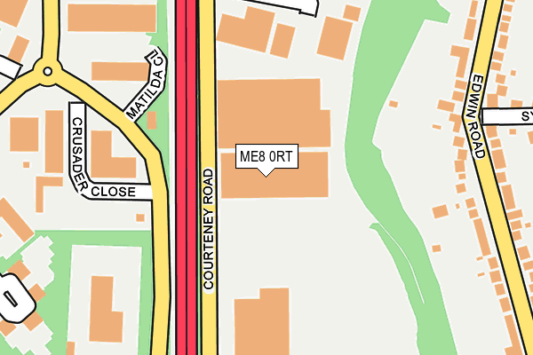 ME8 0RT map - OS OpenMap – Local (Ordnance Survey)