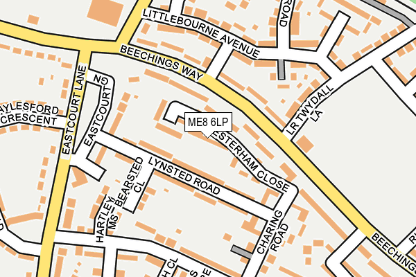 ME8 6LP map - OS OpenMap – Local (Ordnance Survey)