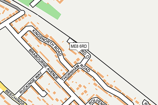 ME8 6RD map - OS OpenMap – Local (Ordnance Survey)