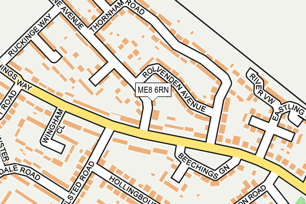 ME8 6RN map - OS OpenMap – Local (Ordnance Survey)