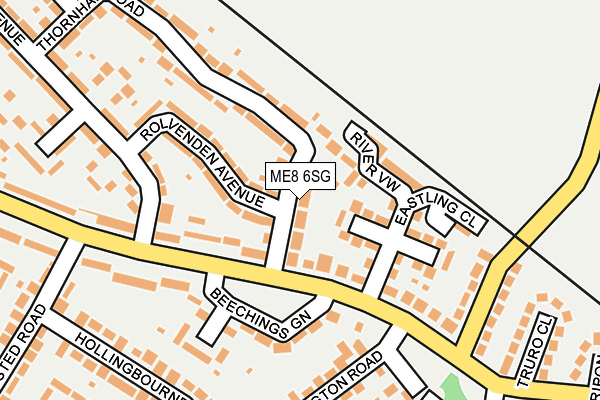 ME8 6SG map - OS OpenMap – Local (Ordnance Survey)