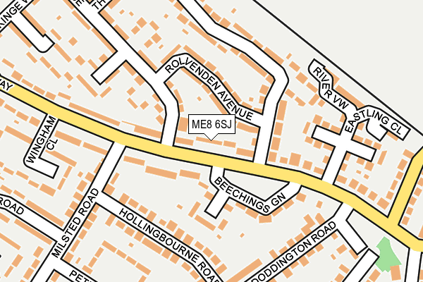 ME8 6SJ map - OS OpenMap – Local (Ordnance Survey)