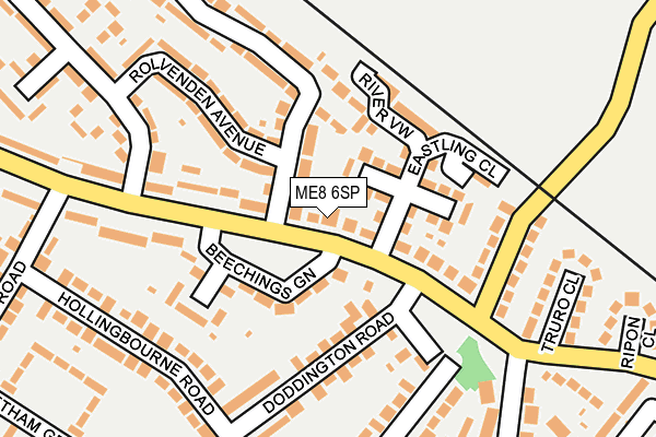 ME8 6SP map - OS OpenMap – Local (Ordnance Survey)