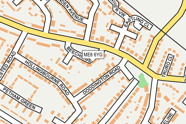 ME8 6YG map - OS OpenMap – Local (Ordnance Survey)