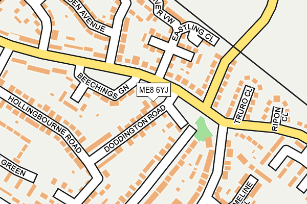 ME8 6YJ map - OS OpenMap – Local (Ordnance Survey)