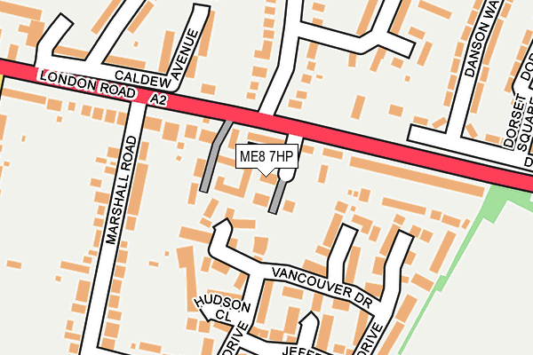 ME8 7HP map - OS OpenMap – Local (Ordnance Survey)