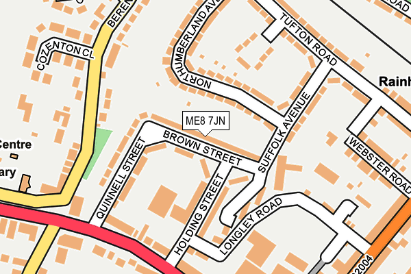 ME8 7JN map - OS OpenMap – Local (Ordnance Survey)