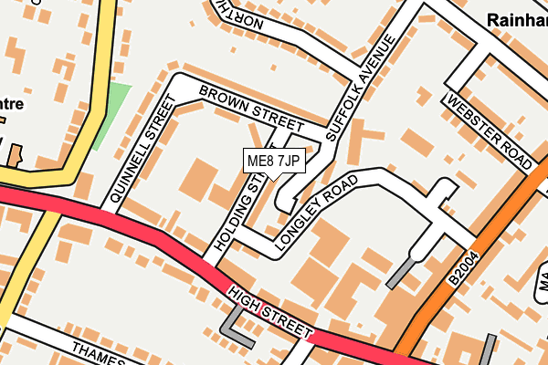 ME8 7JP map - OS OpenMap – Local (Ordnance Survey)