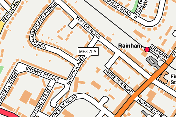 ME8 7LA map - OS OpenMap – Local (Ordnance Survey)