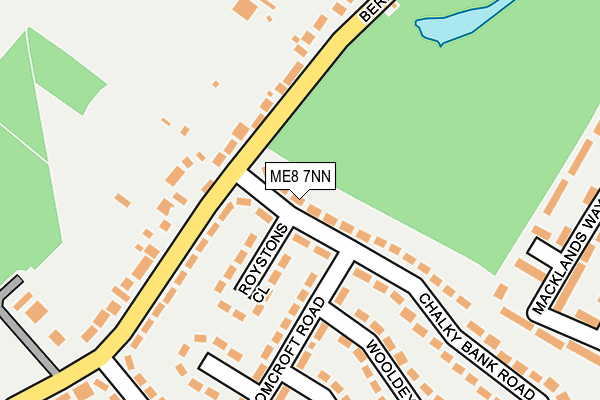 ME8 7NN map - OS OpenMap – Local (Ordnance Survey)